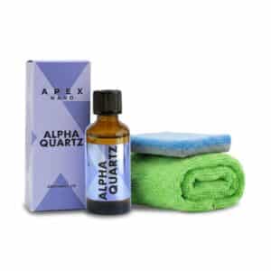 ceramic coating alpha quartz Cleaning product with microfiber cloths