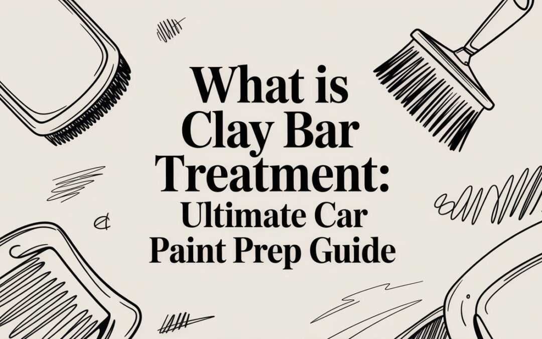 what is clay bar treatment: ultimate car paint prep guide